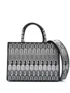 Furla Shopper Mit Jacquard-print In Black
