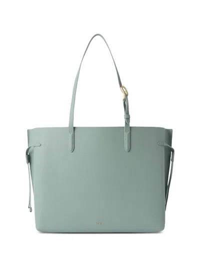 Furla L Ava Leather Tote Bag In Green
