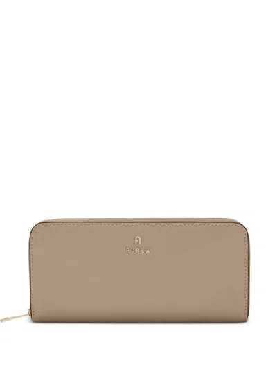Furla L Camelia Wallet In Brown