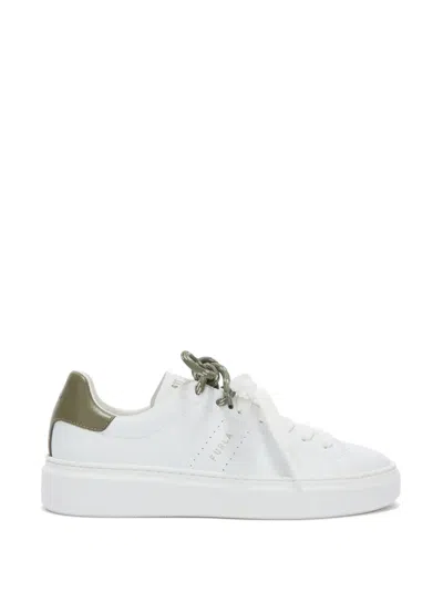 Furla Lace-up Sneakers In White