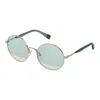 Furla Rose Gold Metal Sunglasses