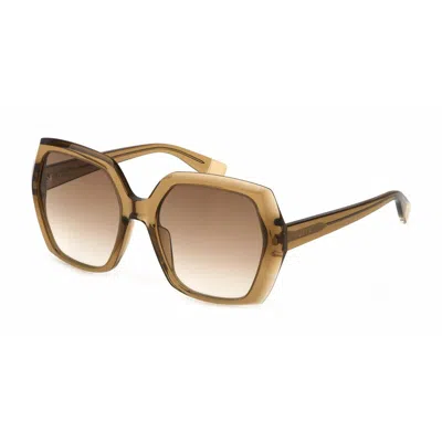 Furla Ladies' Sunglasses  Sfu620v560d67  56 Mm Gbby2 In Neutral