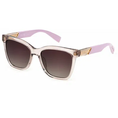 Furla Ladies' Sunglasses  Sfu688-5407t1  54 Mm Gbby2 In Gold