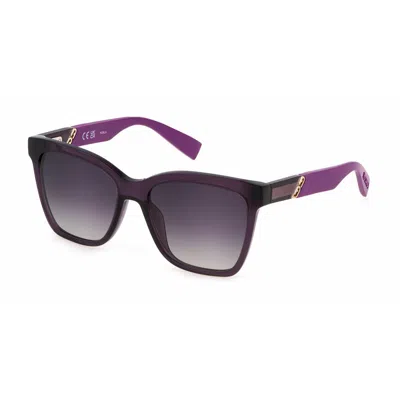 Furla Ladies' Sunglasses  Sfu688-5409pw  54 Mm Gbby2 In Purple