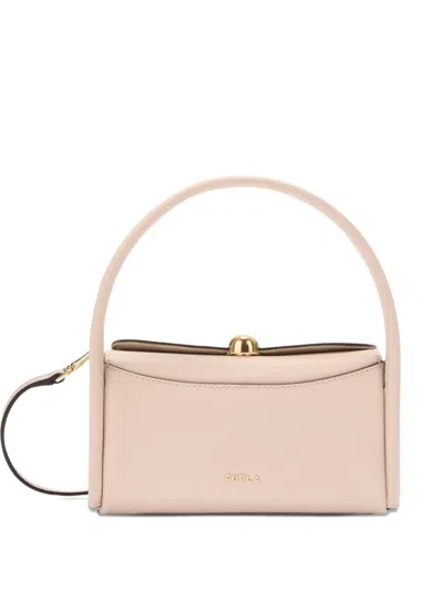 Furla Large Boston Tote Bag In Pink