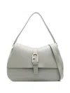 Furla Large Flow Shoulder Bag In Green