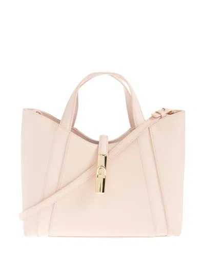 Furla Large Goccia Tote Bag In Pink