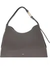 Furla Large Nuvola Leather Tote Bag In Gray