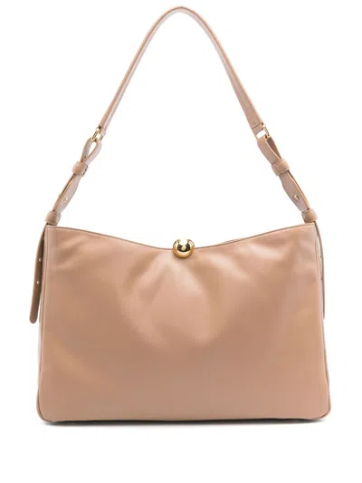 Furla Large Sfera Shoulder Bag In Neutrals