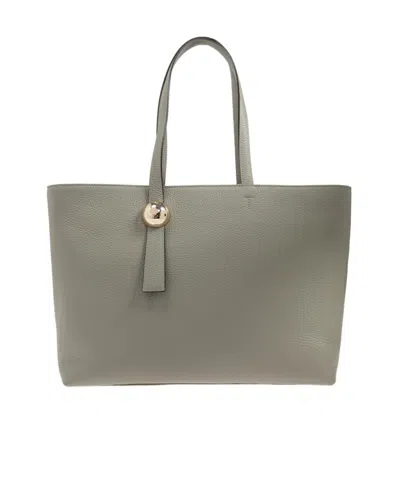 Furla Large Sfera Tote Bag In Gray