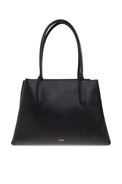 Furla Large Shoulder Bag In Black