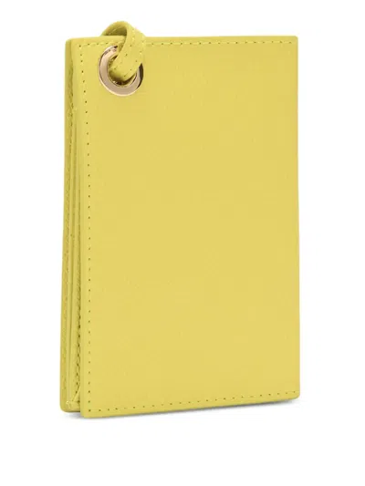 Furla Laura Card Case In Yellow