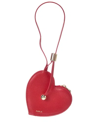 Furla Laura Leather Coin Case In Red