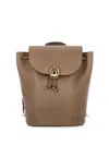 Furla Leather Backpack In Purple