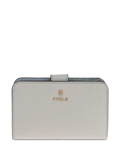 Furla Leather Bi-fold Wallet In Neutral