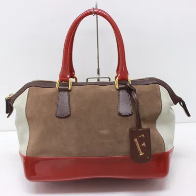 Pre-owned Furla Leather Boston Bag () In Brown