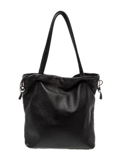 Pre-owned Furla Leather Bucket Bag In Gray
