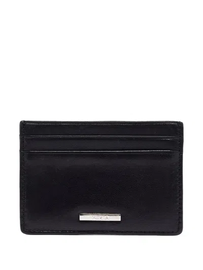 Pre-owned Furla Leather Cardholder In Black