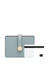 Furla Leather Cardholder In Blue