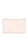 Furla Leather Cardholder Wallet In 中性色