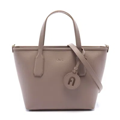 Furla Leather Classic Tote Bag Brown