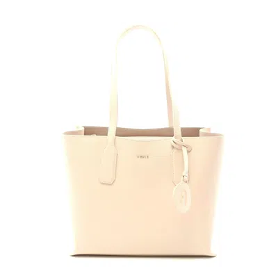 Furla Leather Classic Tote Bag In Pink