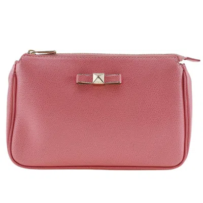 Pre-owned Furla Leather Clutch Bag () In Pink
