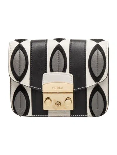 Pre-owned Furla Leather Clutch In Multicolor