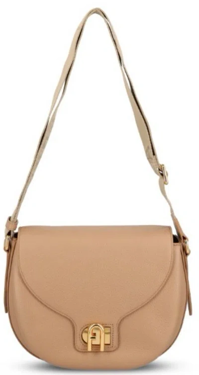 Furla Leather Cross-body Bag In Brown