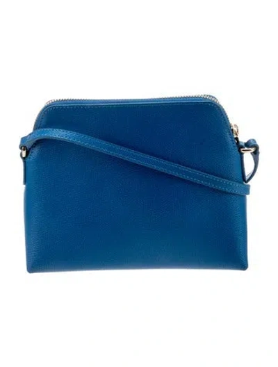 Pre-owned Furla Leather Crossbody Bag In Blue