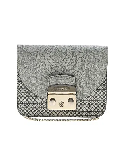 Pre-owned Furla Leather Crossbody Bag In Brown