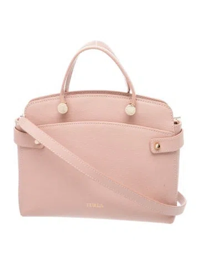 Pre-owned Furla Leather Crossbody Bag In Multi