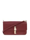 Furla Leather Flap-closure Shoulder Bag In Red
