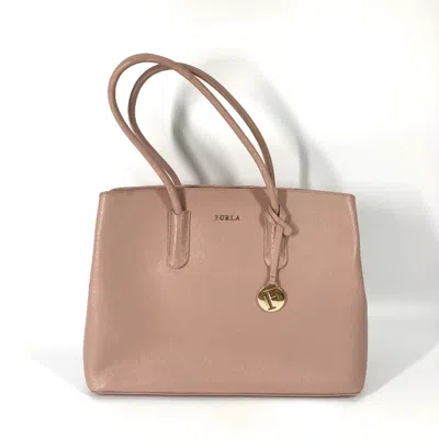 Pre-owned Furla Leather Handbag () In Pink