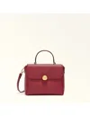 Furla Leather Handbag In Red