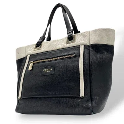 Pre-owned Furla Leather Handbag Tote Bag () In Multi