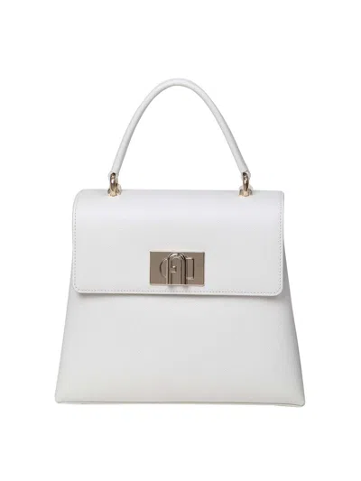 Furla Leather Handbag In White