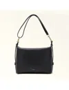 Furla Leather Hobo Bag In Black