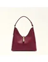 Furla Structured Top Handle Shoulder Bag In Red