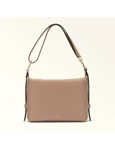 FURLA FURLA LEATHER HOBO BAG