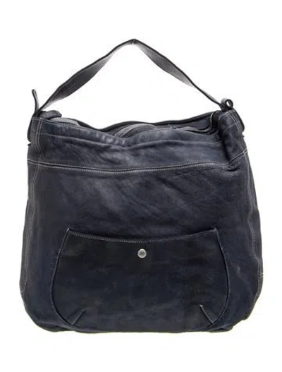 Pre-owned Furla Leather Hobo In Blue