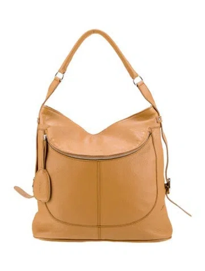 Pre-owned Furla Leather Hobo In Brown