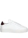 Furla Leather Lace-up Sneakers In White