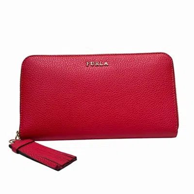 Pre-owned Furla Leather Long Wallet (bi-fold) () In Multi