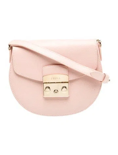 Pre-owned Furla Leather Metropolis Mini In Pink