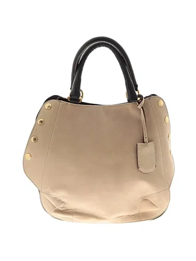 Pre-owned Furla Leather Satchel In Tan