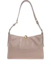 Furla Soft Large Shoulder Bag With Adjustable Strap In Green