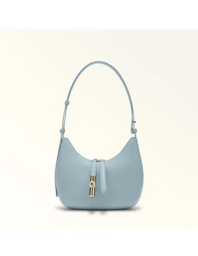 Furla Leather Shoulder Bag In Blue
