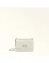 Furla 1927 Mini Leather Crossbody Bag Cream Color In Beige