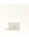 Furla 1927 Mini Leather Crossbody Bag Cream Color In Beige